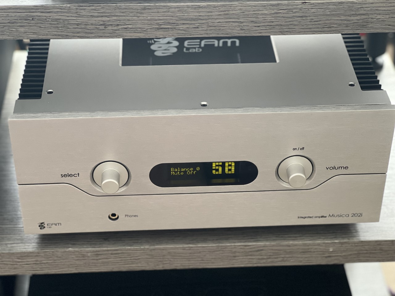 EAM Lab Musica 202i integrated amplifier dual mono